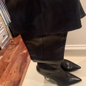 Rock Revival Over the knee high heel boots size 7.5. Black in color